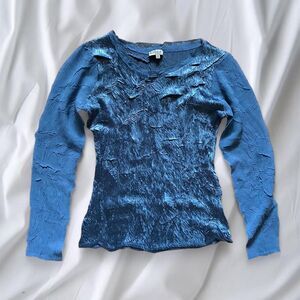 Y2K Crinkle Top